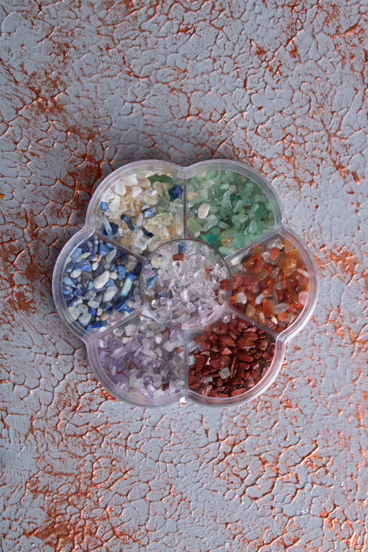 7’li Çakra Doğal Taş Kutusu