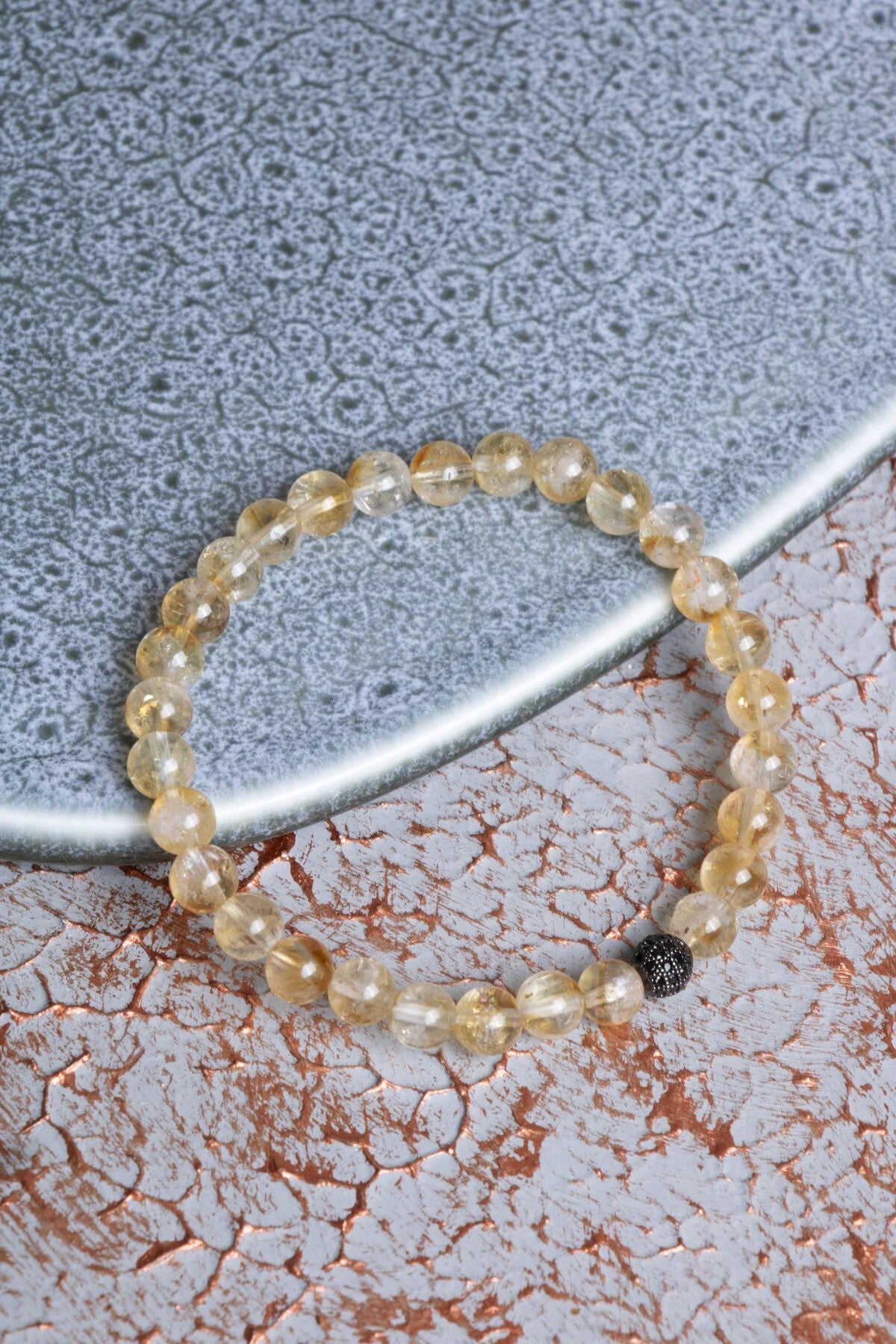 AA Kalite Sitrin &amp; Zirkon Aparatlı Bileklik 3