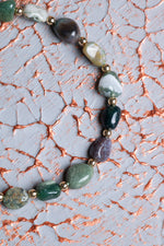 Akik &amp; Hematit Makrome Bileklik