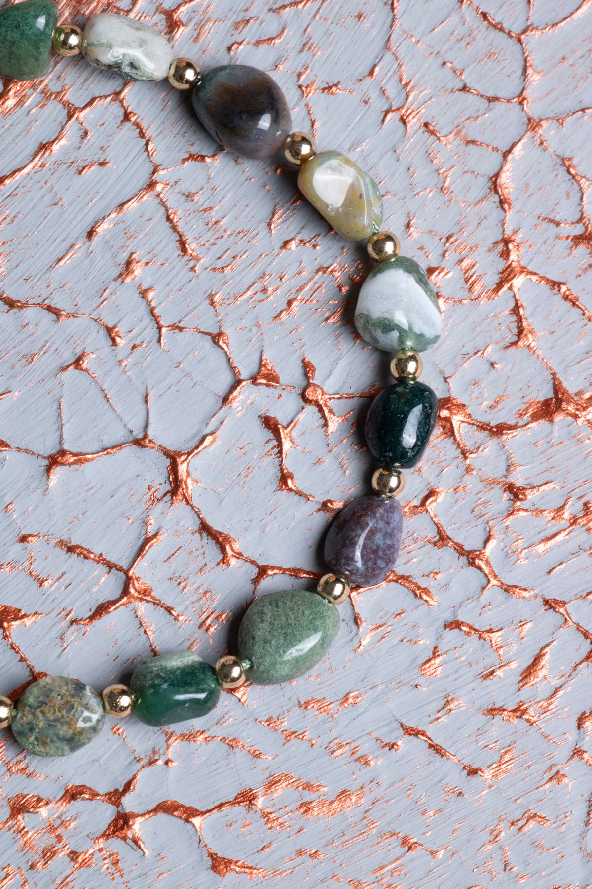 Akik &amp; Hematit Makrome Bileklik