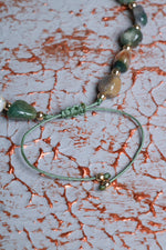 Akik &amp; Hematit Makrome Bileklik