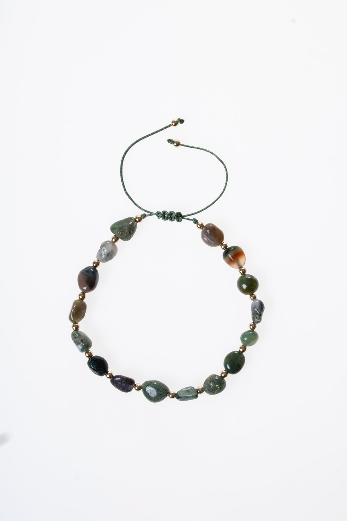 Akik &amp; Hematit Makrome Bileklik