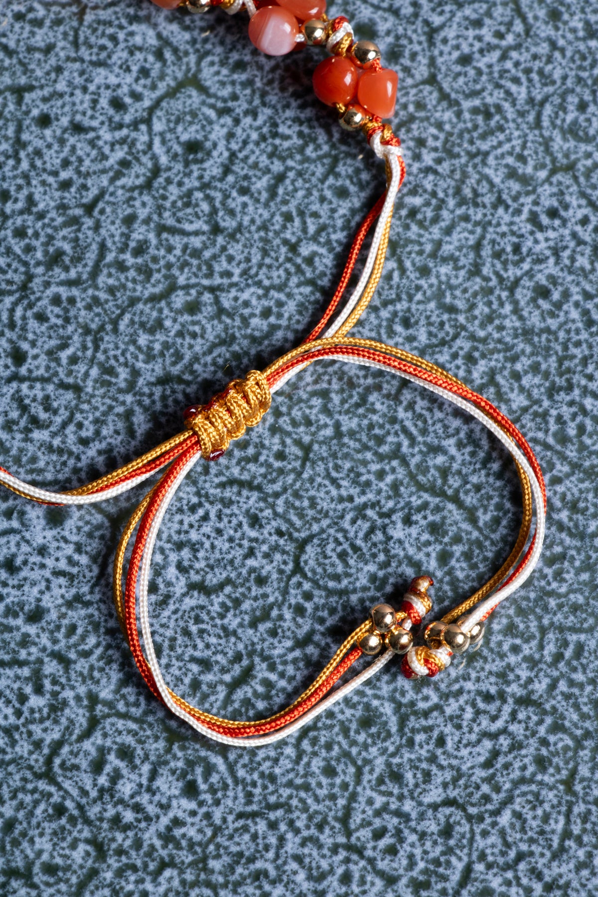 Akik A Kalite Natürel Taşlar Makrome Bileklik