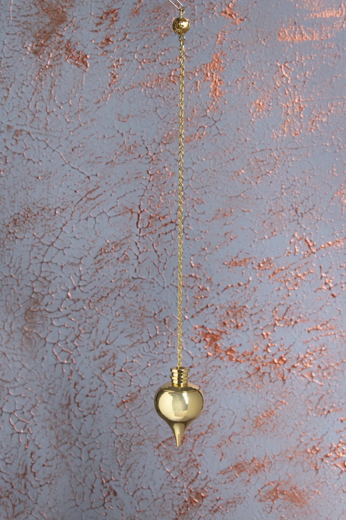 Altın Renkli Pirinç Taşı İçi Açılan Pandül Sarkaç