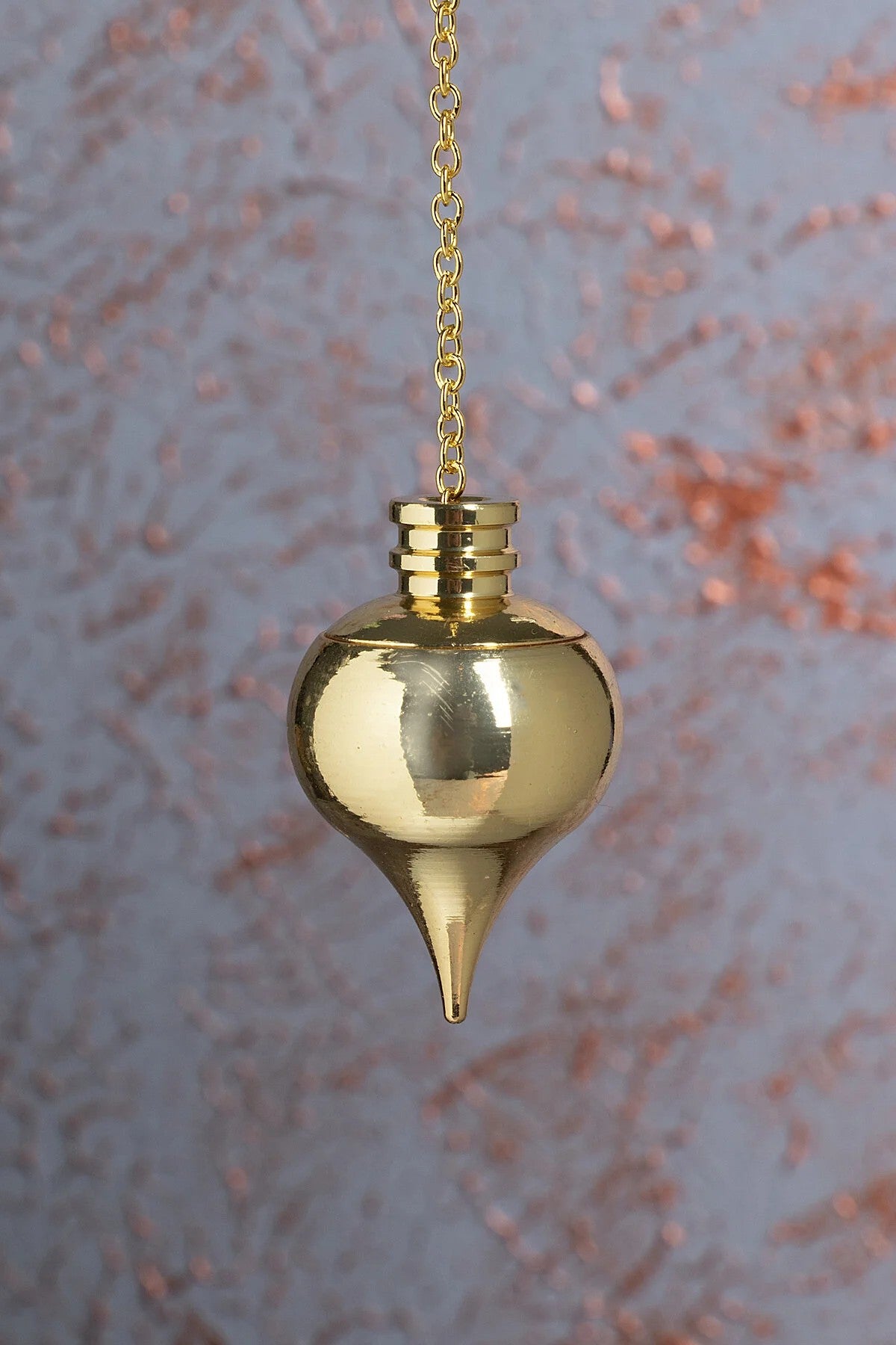 Altın Renkli Pirinç Taşı İçi Açılan Pandül Sarkaç