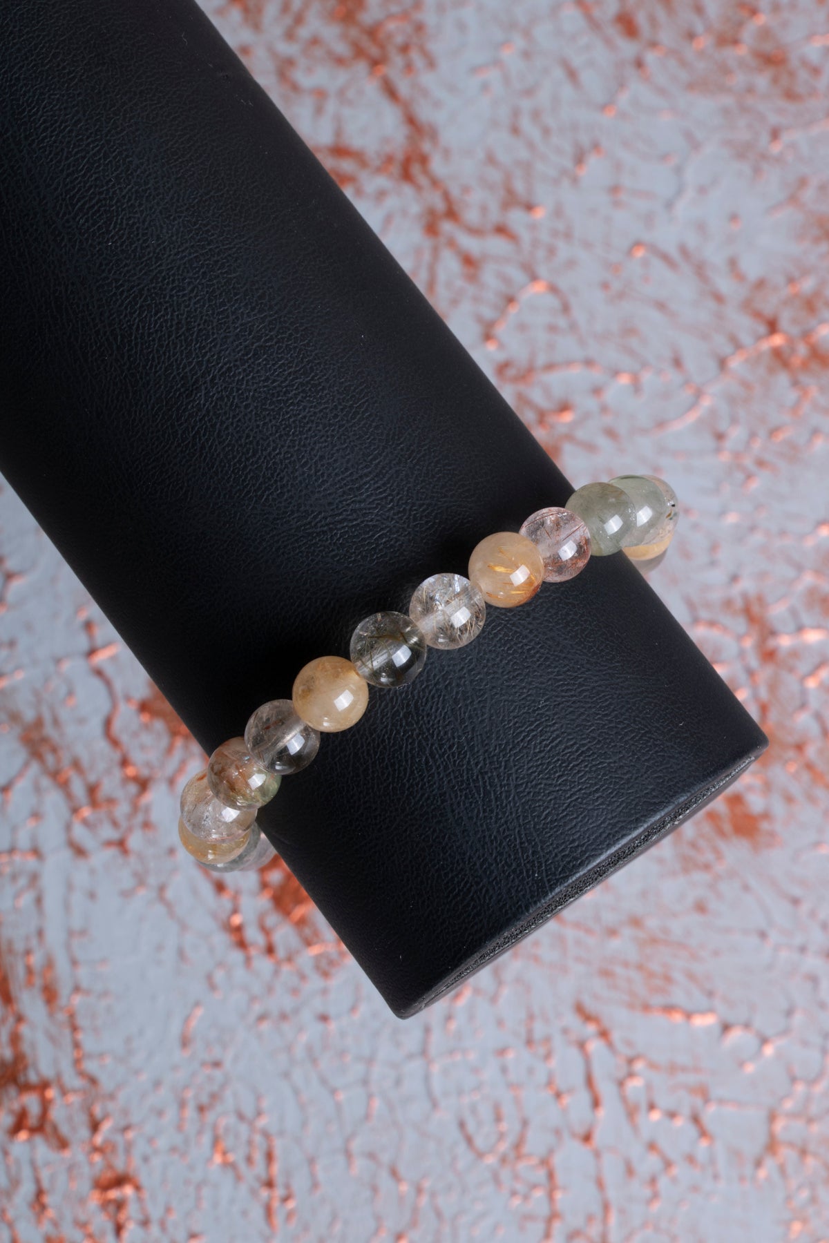 Altın Rutilli Kuvars Bileklik 8mm