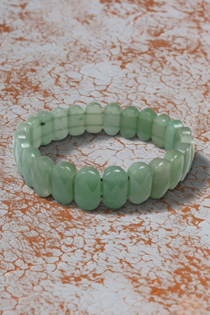 Aventurin Doğal Taş Geniş Kesim Bileklik 210155