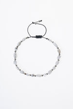 Ay Taşı &amp; Hematit Makrome Bileklik