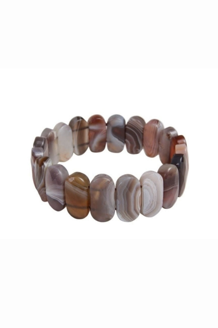 Bostwana Akik Geniş Kesim Bileklik