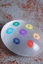 Çakra Sembollü Selenit Sabun