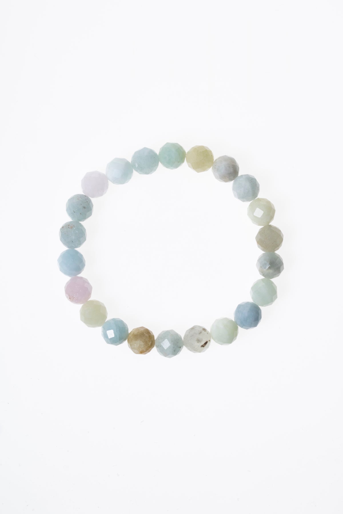 Fasetli Akuamarin Bileklik