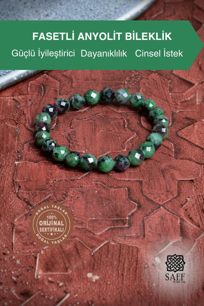 Fasetli Anyolit Bileklik