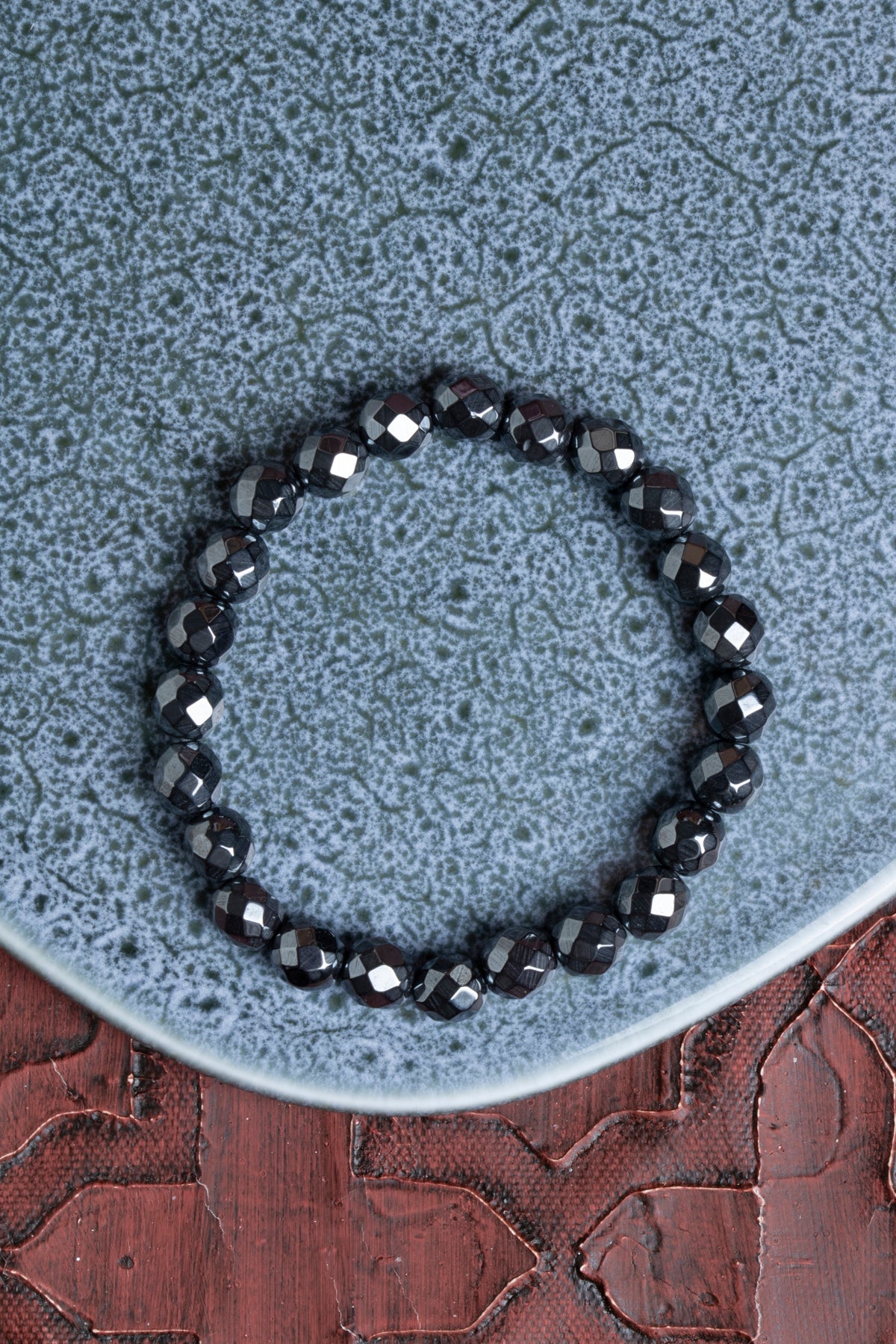 Fasetli Hematit Bileklik