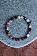 Fasetli Renkli Turmalin Bileklik