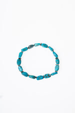 Firuze (Turkuaz) Gümüş Aparatlı Doğal Taş bileklik