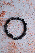 Göz Akik &amp; Hematit Zirkon Aparat Bileklik