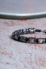 Hematit Makrome Bileklik