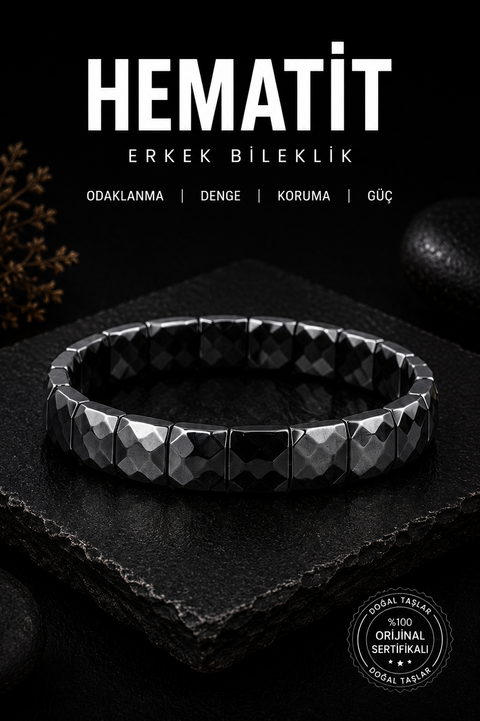 Hematit Erkek Bileklik 4