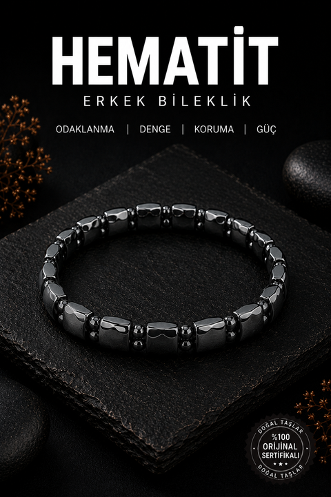 Hematit Erkek Bileklik 6