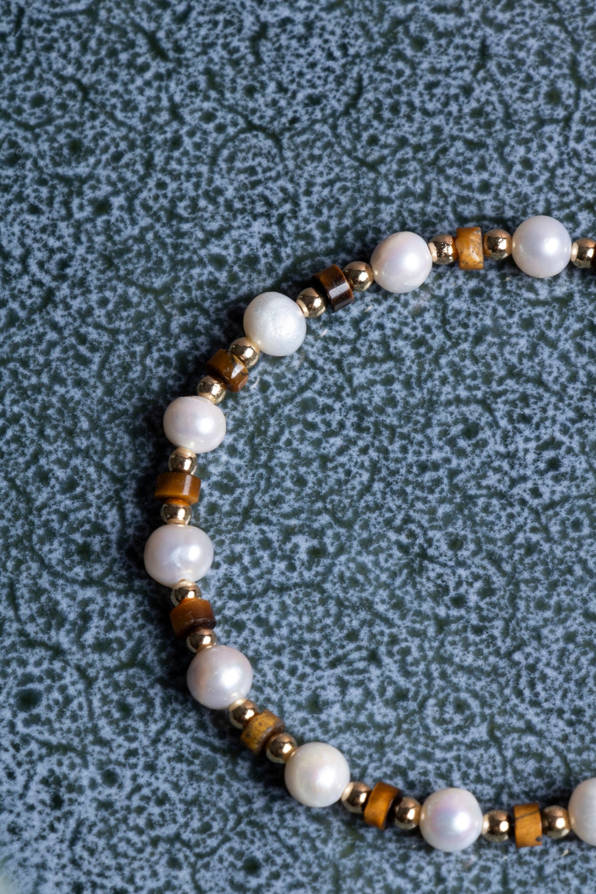 İnci &amp; Kaplan Gözü Bileklik