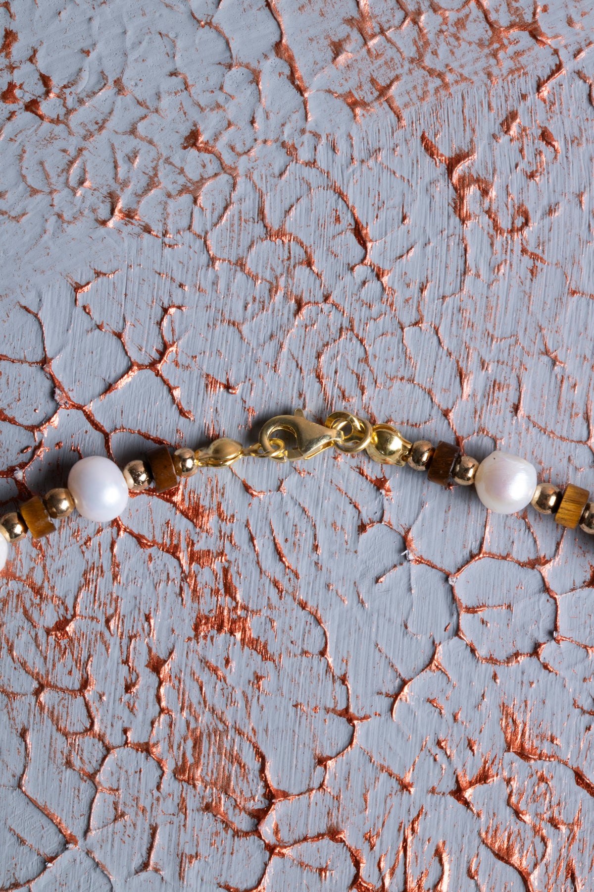 İnci &amp; Kaplan Gözü Kolye