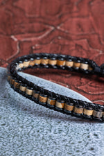 Jasper &amp; Hematit Özel Tasarım Makrome Bileklik