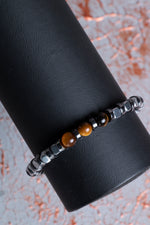 Kaplan Gözü &amp; Hematit Bileklik