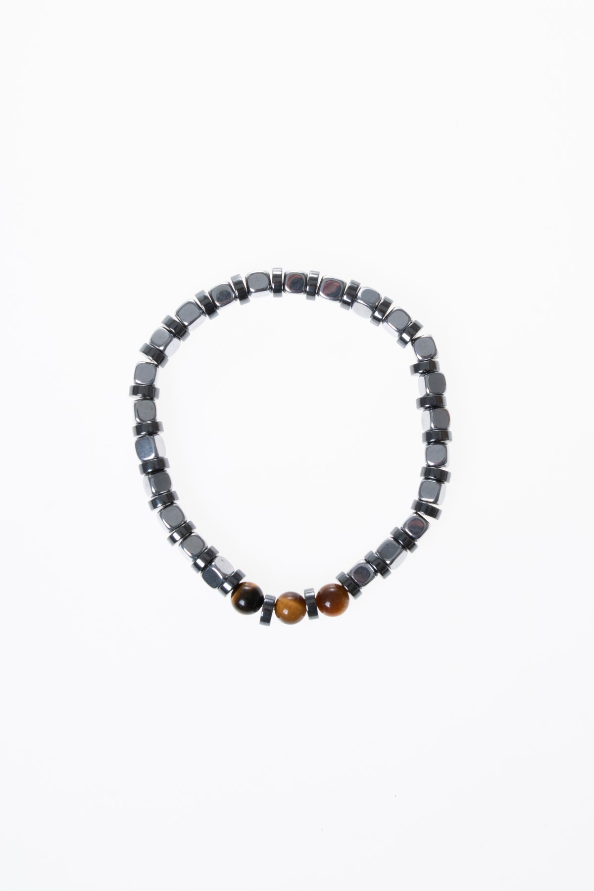 Kaplan Gözü &amp; Hematit Bileklik