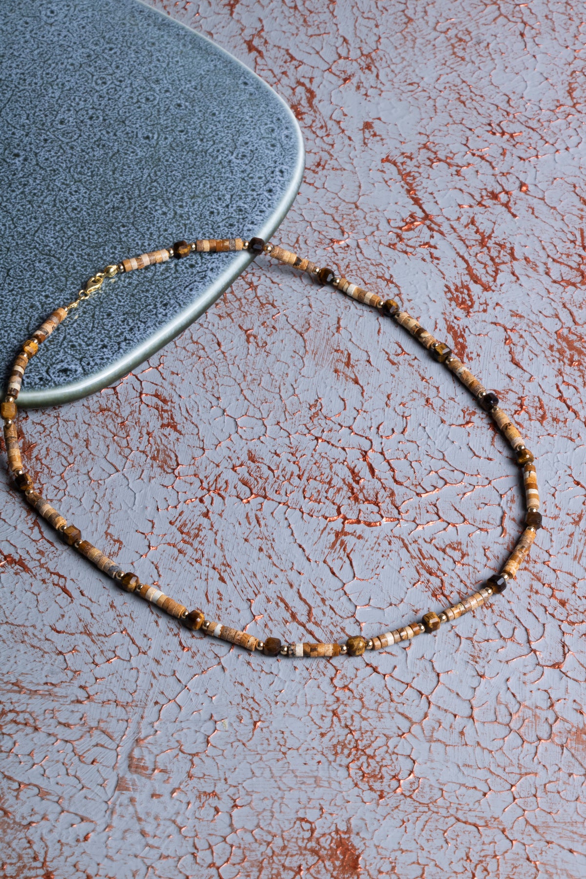 Kaplan Gözü &amp; Jasper Kolye