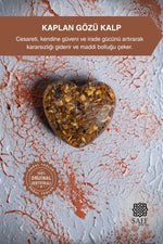 Kaplan Gözü Kalp Obje