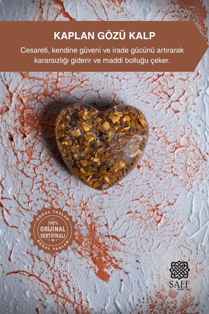 Kaplan Gözü Kalp Obje