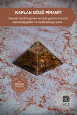 Sertifikalı Kaplan gözü Piramit Obje