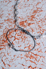 Labradorit &amp; Hematit Makrome Bileklik