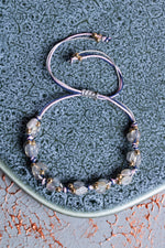 Labrodorit A Kalite Natürel Taşlar Makrome Bileklik