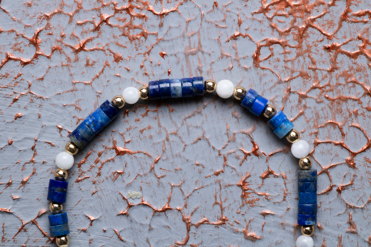 Lapis Lazuli &amp; Ay Taşı Bileklik