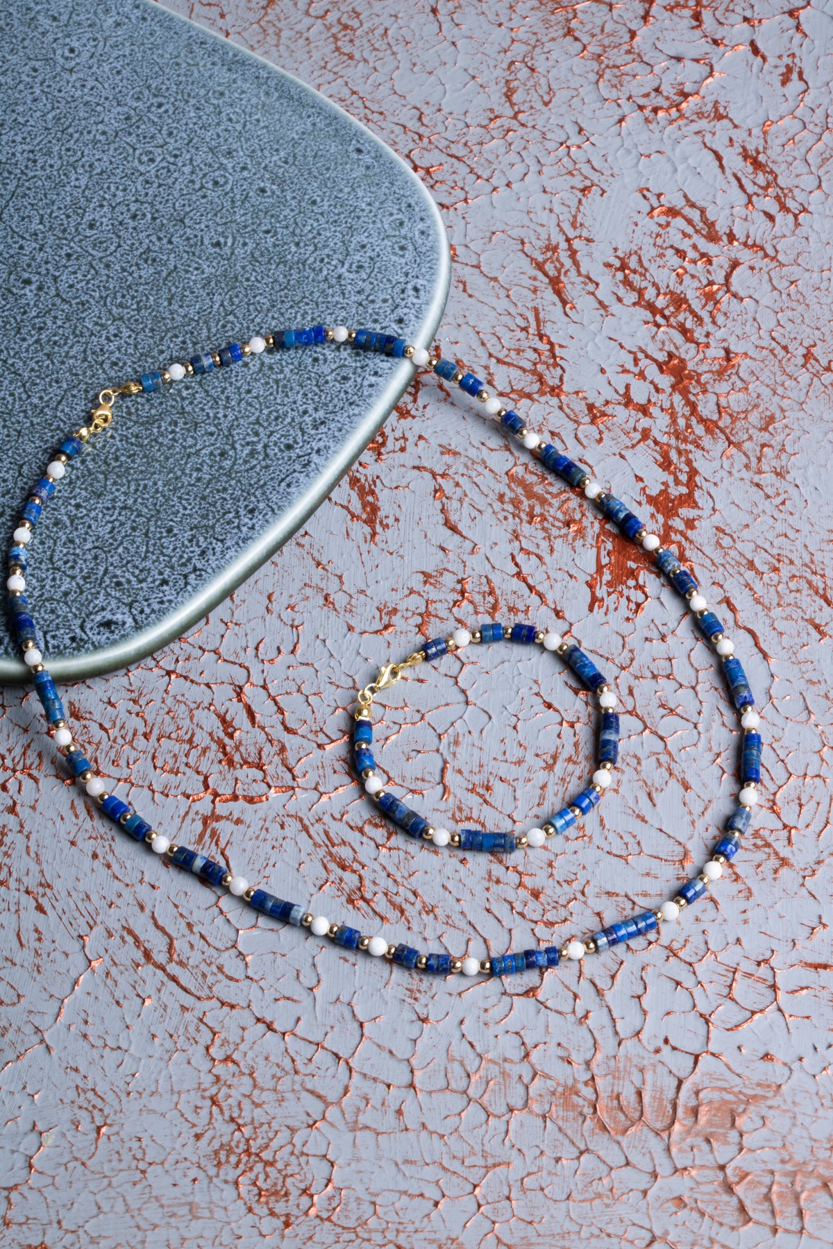 Lapis Lazuli &amp; Ay Taşı Set