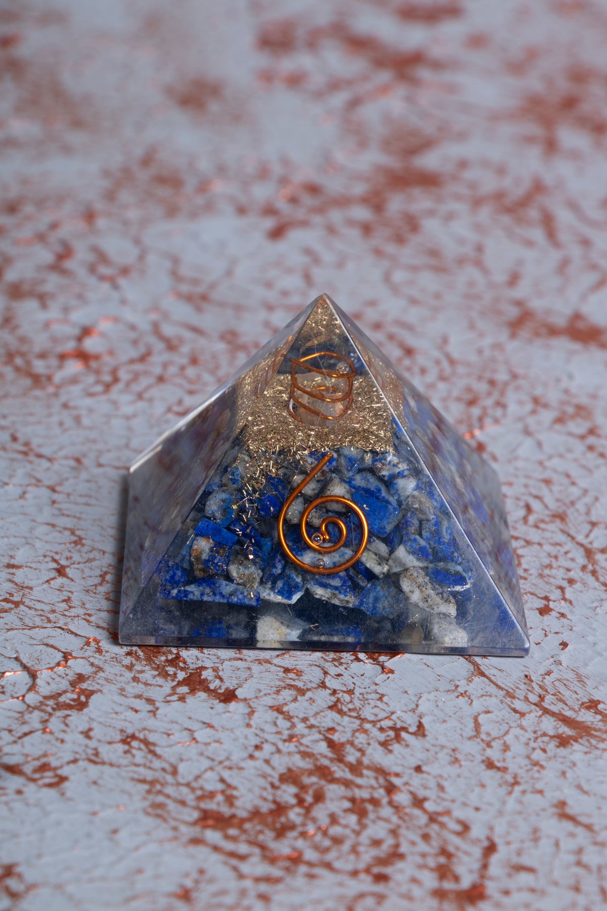 Sertifikalı Lapis lazuli Piramit