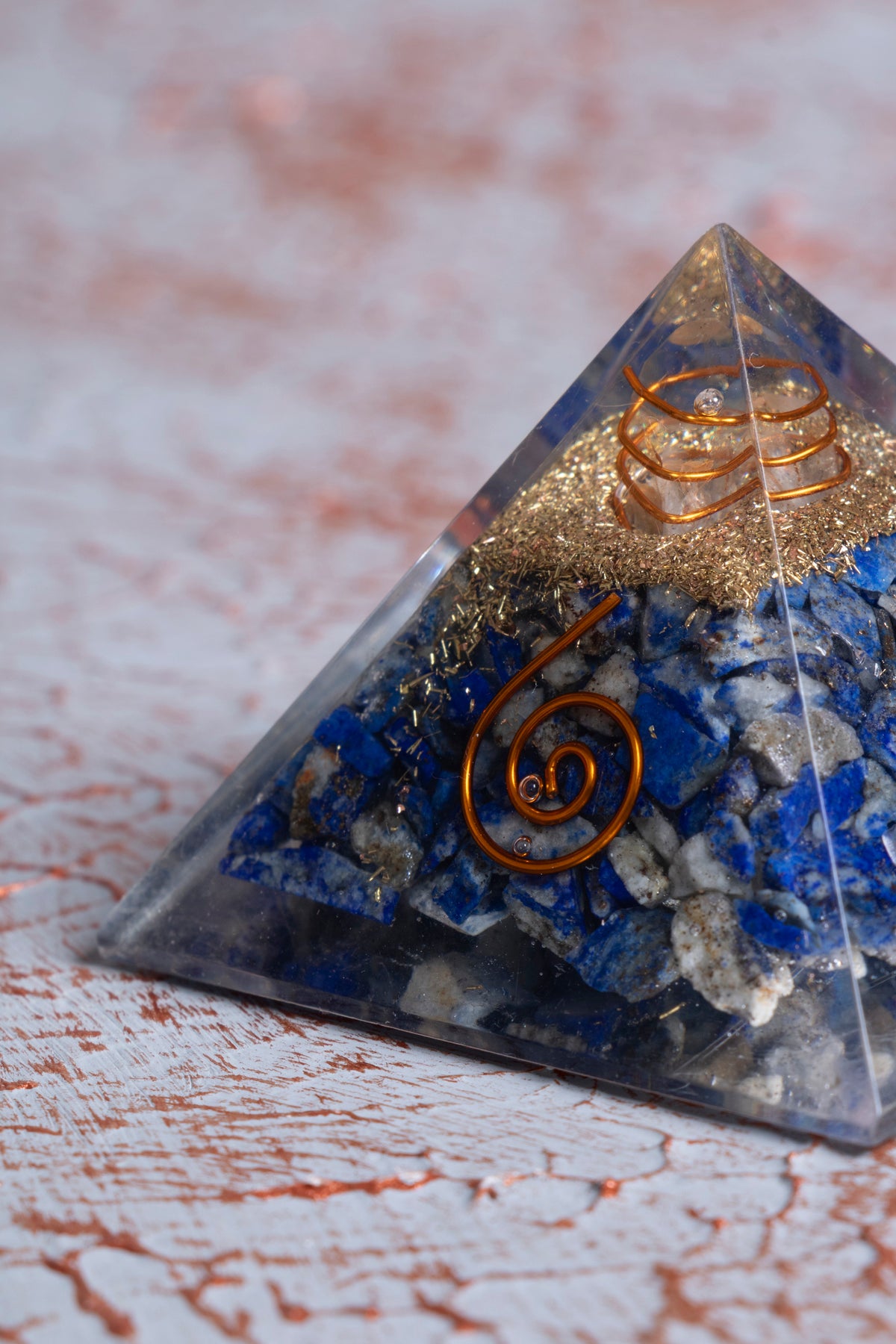 Sertifikalı Lapis lazuli Piramit