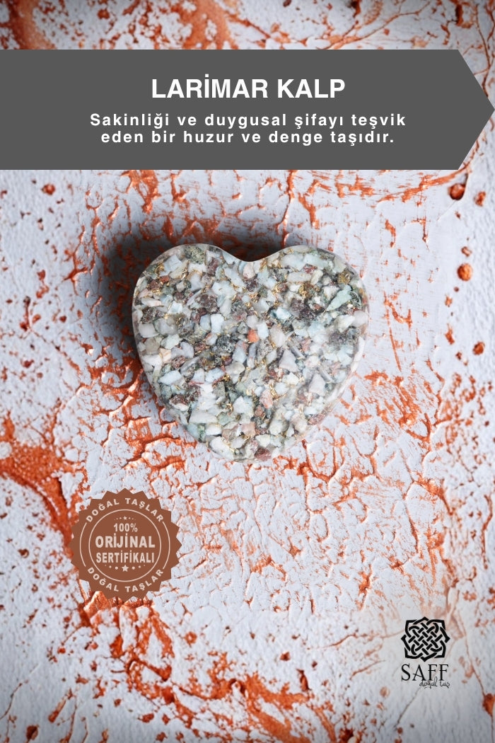Larimar Kalp Obje