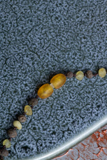 Mat Çocuk Kehribar Kolye