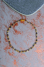 Mat Çocuk Kehribar Kolye