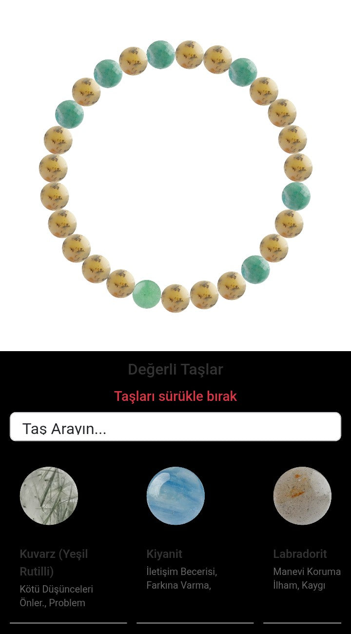 Özel Tasarım Elastik Misineli - 27 Taş - Özel Tasarım Görseli