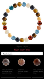 Özel Tasarım Elastik Misineli - 25 Taş - Özel Tasarım Görseli