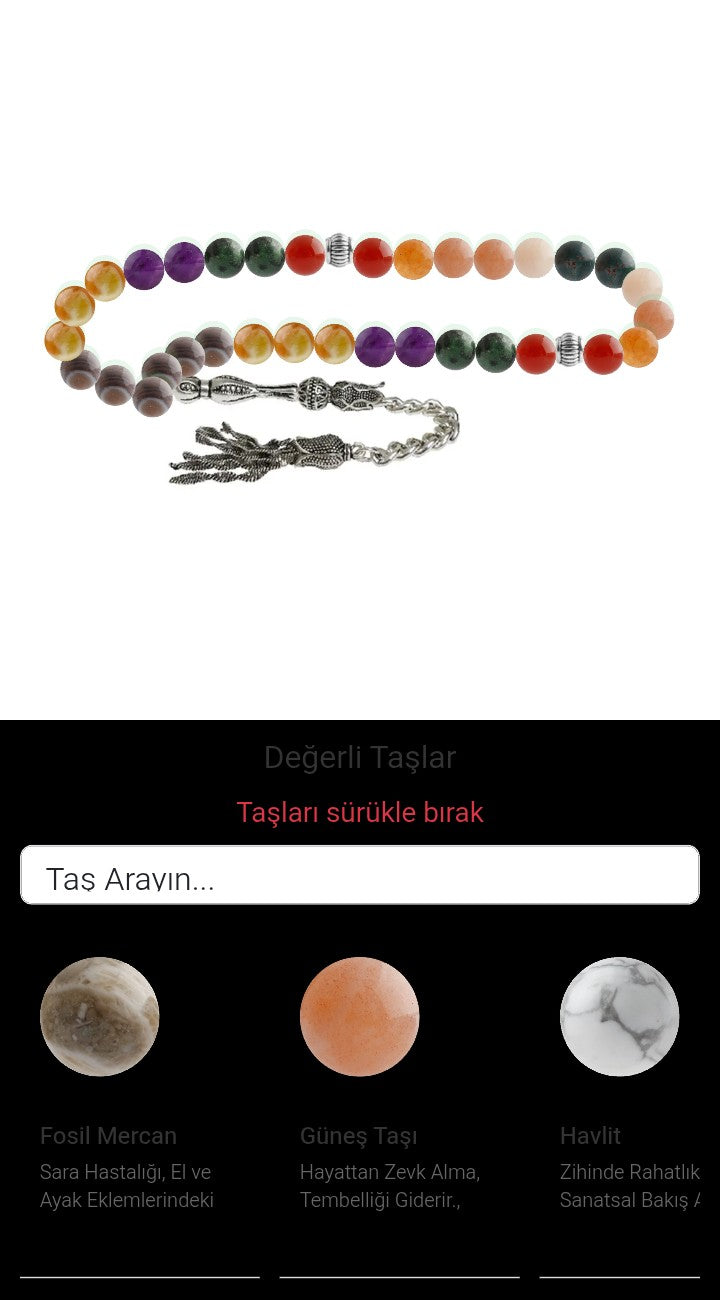 Özel Tasarım Tesbih - 33 Taş - Özel Tasarım Görseli