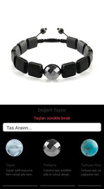 Özel Tasarım Kare Kesim Obsidyen - 1 Taş - Özel Tasarım Görseli