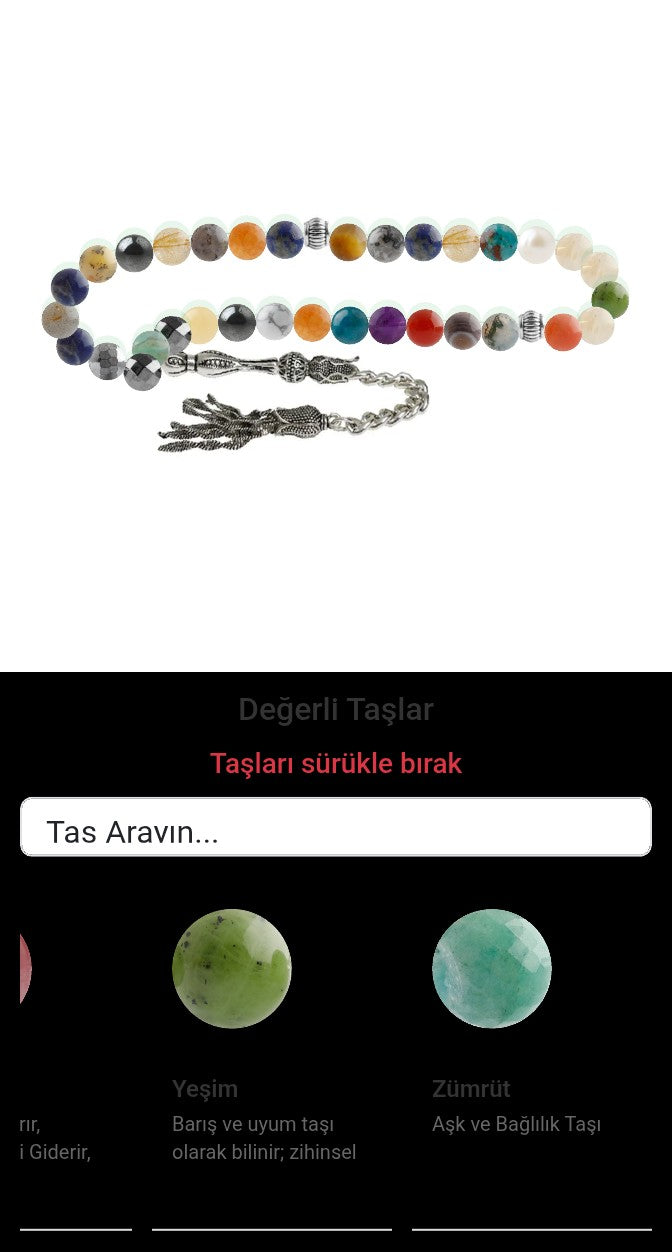 Özel Tasarım Tesbih - 33 Taş - Özel Tasarım Görseli