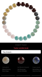 Özel Tasarım Elastik Misineli - 25 Taş - Özel Tasarım Görseli