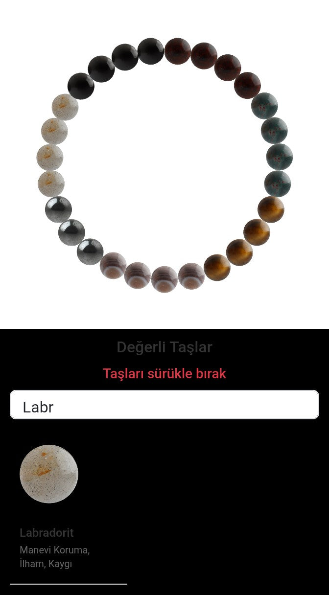 Özel Tasarım Elastik Misineli - 27 Taş - Özel Tasarım Görseli
