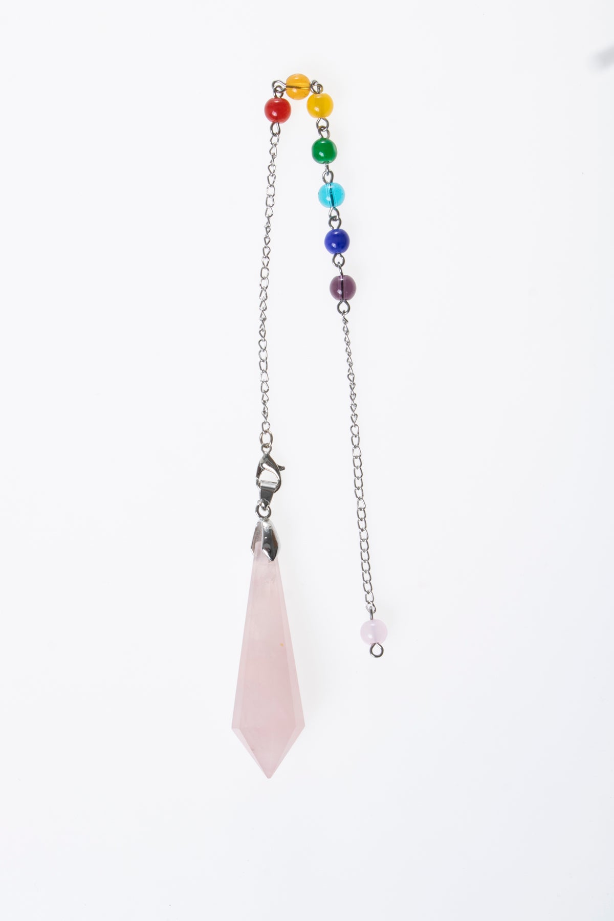 Pembe Kuvars Taşı Pandül Sarkaç