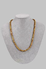 Sarı Kaplan Gözü Doğal Taş Tasarım Kolye 201735